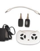 LAND ROVER Masinuta electrica pentru copii Range Rover Evoque painted Silver 70W cu echipare premium si licenta panou audio lumini deschidere usi si scaun din piele