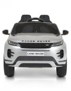 LAND ROVER Masinuta electrica pentru copii Range Rover Evoque painted Silver 70W cu echipare premium si licenta panou audio lumini deschidere usi si scaun din piele
