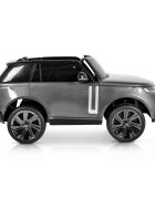 LAND ROVER Masinuta electrica pentru copii Range Rover Painted Grey 24V 480W cu 2 locuri si echipare Premium panou audio lumini roti din spuma Eva Oglinzi retrovizoare si scaun din piele