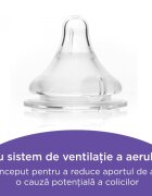 Lansinoh Tetina cu flux lent NaturalWave S 2 bucati