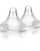Lansinoh Tetina cu flux mediu NaturalWave M 2 bucati