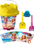 LEA TRADE Set cu galeata si accesorii pentru nisip si plaja 15 x 19 cm