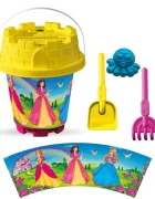 LEA TRADE Set cu galeata si accesorii pentru nisip si plaja 19 x 23 cm