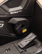 LeanToys Atv electric pentru copii Can Am Outlander kaki 4 motoare x 200W scaun cu piele ecologica roti eva lumini led panou multimedia usb sd mp3 si bluetooth