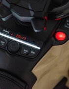 LeanToys Atv electric pentru copii Can Am Outlander kaki 4 motoare x 200W scaun cu piele ecologica roti eva lumini led panou multimedia usb sd mp3 si bluetooth