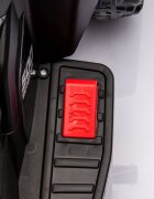 LeanToys Atv electric pentru copii yellow 35W viteza 1.5-2 kmh faruri frontale led cu sunete si lumini roti late din eva suport picioruse