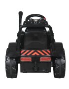 LeanToys Buldozer electric pentru copii 6V cupa mobila lumini si sunete frana automata 87x42x44 cm Blue