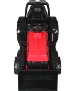 LeanToys Buldozer electric pentru copii 6V cupa mobila lumini si sunete frana automata 87x42x44 cm Red