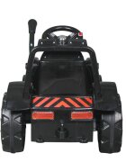 LeanToys Buldozer electric pentru copii 6V cupa mobila lumini si sunete frana automata 87x42x44 cm Red