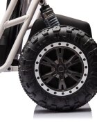 LeanToys Kart electric pentru copii cu roti EVA scaun din piele si centura siguranta Black