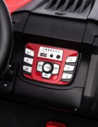LeanToys Masinuta electrica pentru copii 4x4 S618 red cu deschidere usi telecomanda 2.4G 4 motoare de 45W fiecare baterie de 24V7Ah viteza maxima 2.5-7kmh echipata cu Radio FM port usb bluetooth