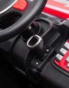 LeanToys Masinuta electrica pentru copii 4x4 S618 red cu deschidere usi telecomanda 2.4G 4 motoare de 45W fiecare baterie de 24V7Ah viteza maxima 2.5-7kmh echipata cu Radio FM port usb bluetooth