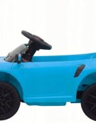 LeanToys Masinuta electrica pentru copii 90W cu telecomanda lumini si sunete 2 motoare frana automata si panou audio Blue