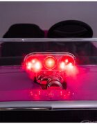 LeanToys Masinuta electrica pentru copii Dodge Charger RT Pink motor 2x200W baterie de 24V7Ah telecomanda 2.4G faruri LED fataspate sistem audio integrat cu bluetooth USB card Micro SD intrare MP3 135 x 68 x 50 cm