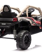 LeanToys Masinuta electrica pentru copii licentiat Kawasaki JS330 motor 2x100W baterie 24V5A roti din spuma EVA lumini LED telecomanda 2.4G conexiune Bluetooth si port USBMP3 dimensiune 100 x 64 x 56 cm