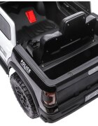 LeanToys Masinuta electrica pentru copii Police P5 4 motoare de 45W acumulator 12V7Ah telecomanda 2.4G scaun din piele roti EVA lumini LED frontale bluetooth USB card micro SD intrare MP3