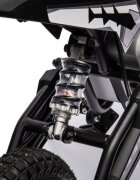 LeanToys Motocicleta electrica pentru copii A9901 Black cu suspensii roti pneumatice motor de 350W baterie de 2x18V9Ah viteza 8-15 kmh franare automata la eliberarea pedalei de acceleratie dimensiune 116 x 53 x 75 cm