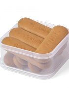 Lebez Set 4 caserole pranz din tritan transparent