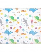 Let's Play Salteluta de joaca pliabila Let s Play animale marine 120 x 90 cm
