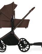 Lionelo Adaptor universal carucior pentru al doilea copil Buggy Board Negru 2 in 1 3 pozitii reglare sezut pe inaltime platforma antiderapanta roti cu lumini colorate sustine 25 kg
