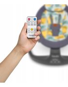 Lionelo Balansoar si sezlong copii Ralf 2 in 1 electric cu telecomanda si cablu USB