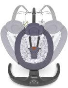 Lionelo Balansoar si sezlong Ralf 2 in 1 electric cu telecomanda si cablu USB GriAlb