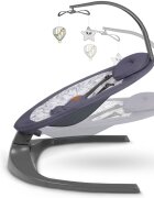 Lionelo Balansoar si sezlong Ralf 2 in 1 electric cu telecomanda si cablu USB GriAlb