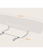 Lionelo Bariera de protectie pentru pat Lora XL 150x46 cm bej