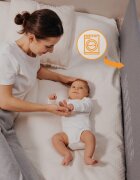 Lionelo Bariera de protectie pentru pat Lora XL 150x46 cm bej
