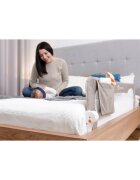 Lionelo Bariera protectie pat Eva 150x35 cm gri