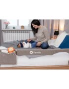 Lionelo Bariera protectie pat Eva 150x35 cm gri