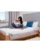 Lionelo Bariera protectie pat Eva 150x35 cm gri