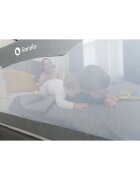 Lionelo Bariera protectie pat Hanna 150x66 cm gri