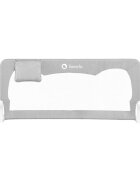 Lionelo Bariera protectie pat Hanna 150x66 cm gri