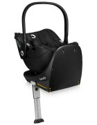Lionelo Baza scaun auto i-Size Moxie Negru rotativa 360 cu isofix si picior stabilizator indicatori pentru instalare corecta