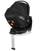 Lionelo Baza scaun auto i-Size Moxie Negru rotativa 360 cu isofix si picior stabilizator indicatori pentru instalare corecta