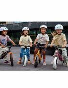 Lionelo Bicicleta copii fara pedale Bart Air albastru 12 inch cu roti gonflabile constructie din magneziu greutate foarte mica scaun si ghidon reglabile pe inaltime greutate maxima suportata 30 kg