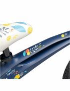 Lionelo Bicicleta copii fara pedale Bart Air albastru 12 inch cu roti gonflabile constructie din magneziu greutate foarte mica scaun si ghidon reglabile pe inaltime greutate maxima suportata 30 kg