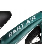 Lionelo Bicicleta copii fara pedale Bart Air green forest 12 inch cu roti gonflabile constructie din magneziu greutate foarte mica scaun si ghidon reglabile pe inaltime greutate maxima suportata 30 kg