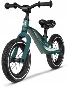 Lionelo Bicicleta copii fara pedale Bart Air green forest 12 inch cu roti gonflabile constructie din magneziu greutate foarte mica scaun si ghidon reglabile pe inaltime greutate maxima suportata 30 kg
