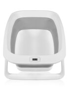 Lionelo Cadita pliabila Bubble Suport anatomic si dop incluse Cu termometru Capacitate 50 l 85 x 50 cm Gri