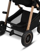 Lionelo Carucior 2 in 1 Amber Cadru aluminiu Cu landou intarit si salteluta moale Reversibil Maner ajustabil Huse pentru picioare ploaie Plasa de tantari Geanta parinti Sarcina maxima 22 kg Standard de siguranta EN18