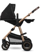 Lionelo Carucior 2 in 1 Amber Cadru aluminiu Cu landou intarit si salteluta moale Reversibil Maner ajustabil Huse pentru picioare ploaie Plasa de tantari Geanta parinti Sarcina maxima 22 kg Standard de siguranta EN18