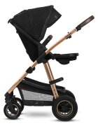 Lionelo Carucior 2 in 1 Amber Cadru aluminiu Cu landou intarit si salteluta moale Reversibil Maner ajustabil Huse pentru picioare ploaie Plasa de tantari Geanta parinti Sarcina maxima 22 kg Standard de siguranta EN18