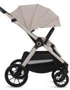 Lionelo Carucior 3 in 1 Layla Bej pana la 22 kg reversibil cadru aluminiu landou intarit si salteluta din spuma AirDots si scoica auto testata ADAC