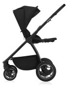 Lionelo Carucior 3 in 1 Meril cu landou de dimensiune XL reversibil cu scoica auto testata ADAC cu accesorii pana la 22 kg conform cu EN1888-1 EN1888-2 EN1466 negru