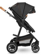 Lionelo Carucior Amber 2 in 1 Cadru aluminiu Cu landou intarit si salteluta moale Reversibil Maner ajustabil Huse pentru picioare ploaie Plasa de tantari Geanta parinti Sarcina maxima 22 kg Standard de siguranta EN18
