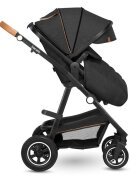 Lionelo Carucior Amber 2 in 1 Cadru aluminiu Cu landou intarit si salteluta moale Reversibil Maner ajustabil Huse pentru picioare ploaie Plasa de tantari Geanta parinti Sarcina maxima 22 kg Standard de siguranta EN18