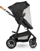 Lionelo Carucior Amber 2 in 1 Cadru aluminiu Cu landou intarit si salteluta moale Reversibil Maner ajustabil Huse pentru picioare ploaie Plasa de tantari Geanta parinti Sarcina maxima 22 kg Standard de siguranta EN18