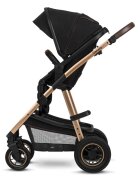 Lionelo Carucior Amber 3 in 1 Cadru aluminiu Cu landou intarit si salteluta moale Cu scoica auto testata ADAC Reversibil Cu accesorii Geanta parinti Sarcina maxima 22 kg Standard de siguranta EN1888-1 EN1466 ECE R129